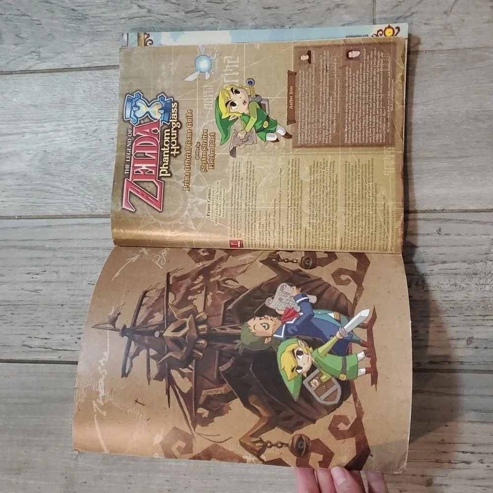 The Legend Of Zelda Phantom Hourglass Strategy Guide Premiere Edition